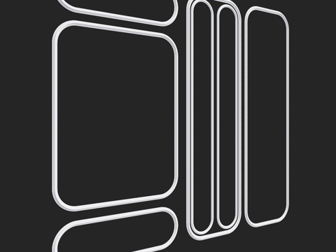  RosLepnina出品DALI系列灯框9-10-11号3d模型 