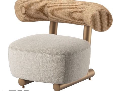  扶手椅 LoftDesigne 38156 型号3d模型 