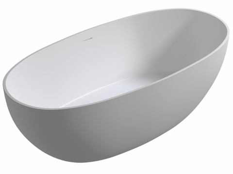  人造石浴缸 ABBER Stein AS96203d模型 