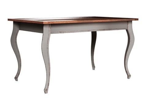 140x90厘米乡村风格OM餐桌3d模型