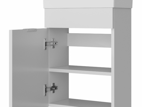  带水槽的OM柜 DIWO Anapa 40壁挂式3d模型 