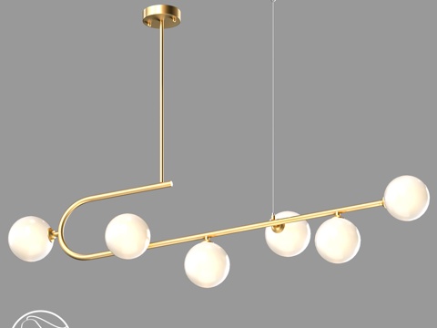  LampsShop.ru L1763 吊灯 织物灯 Mate3d模型 