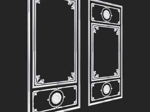  RosLepnina品牌CORONA系列4-5号框架3d模型 