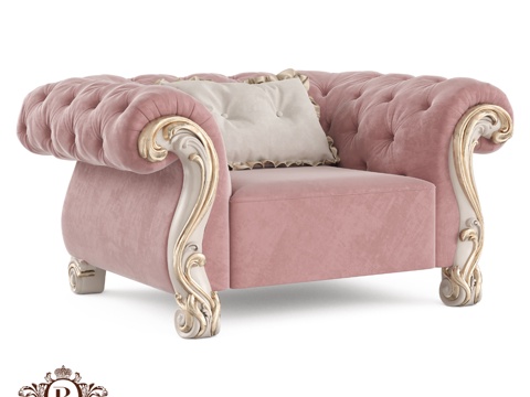  (OM) 丹尼尔·罗曼诺家居扶手椅3d模型 