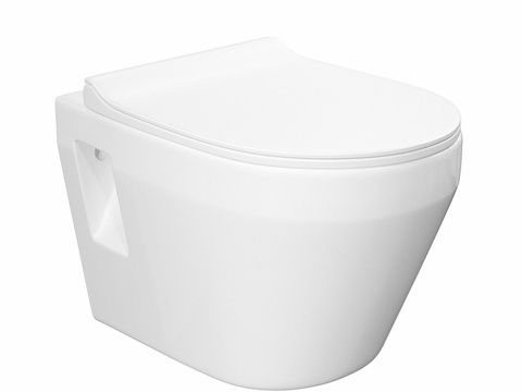  壁挂式马桶Keramin Bari Slim ML CDB03d模型 