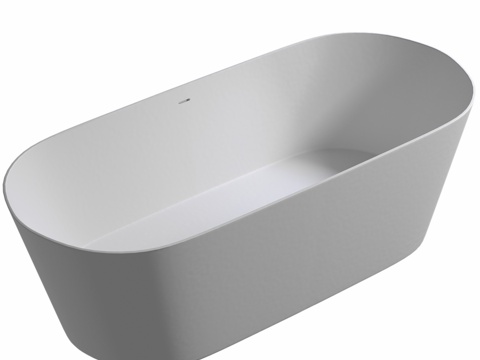  人造石浴缸 ABBER Stein AS96223d模型 