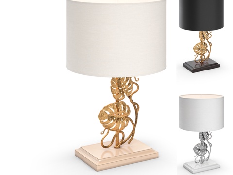  Monstera Deliciosa台灯3d模型 