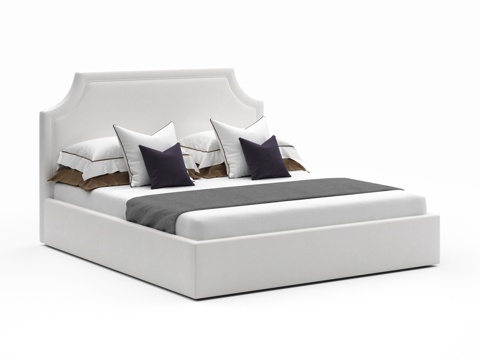  OM 托马斯床带Lavsit储物格3d模型 