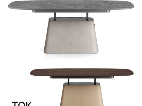  (OM)系列餐桌Baul滑轨Tok家具3d模型 