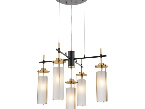  OM Indigo Torcia 11038 五灯黄铜款3d模型 