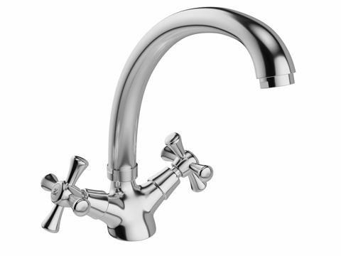  厨房水槽 Domaci Ravenna D72-002cr3d模型 