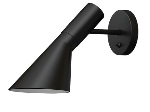  首尔壁灯黑色 07033W,19 OM3d模型 