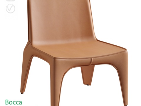  Bocca扶手椅3d模型 