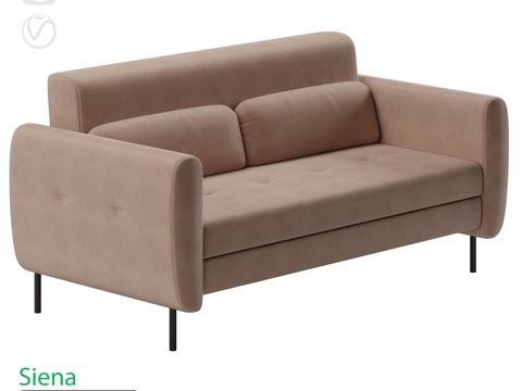  锡耶纳沙发床3d模型 