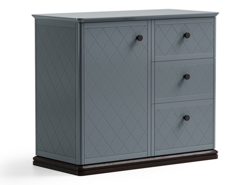  OM THE-IDEA 带底座抽屉柜 CRD0103d模型 