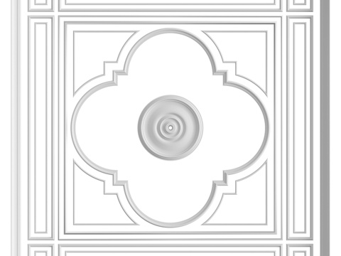  天花板组合第62号3d模型 