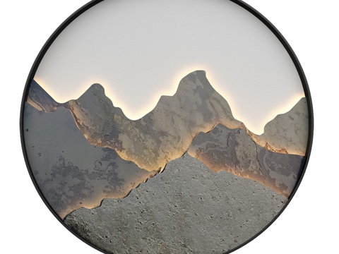  07830-60,19 可调光灯具。阿文提诺黑3d模型 