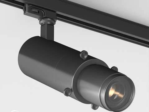  OM灯具LGD-CALIPSO-4TR-R85及修剪附件3d模型 