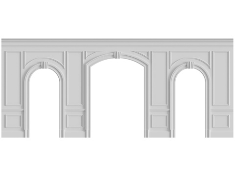 墙面装饰材料107号3d模型 