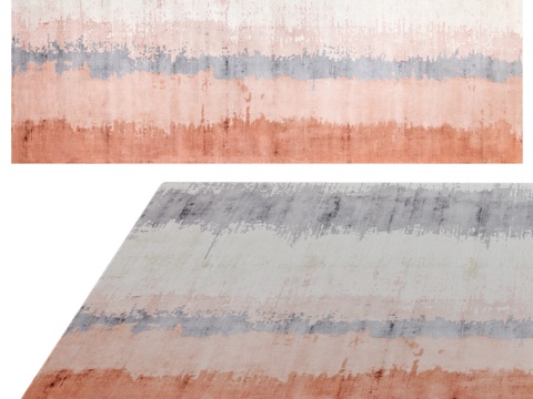  地毯 OCEAN RED-GRAY3d模型 