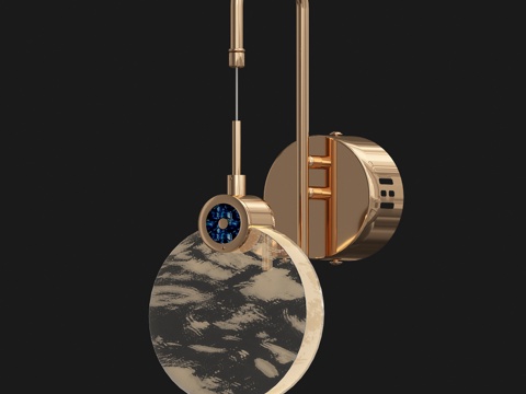 壁灯 Vixy 金色 07857.33 OM3d模型