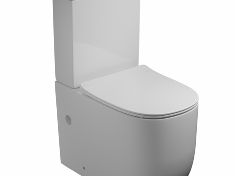  ABBER Bequem AC1110 紧凑型马桶3d模型3d模型 