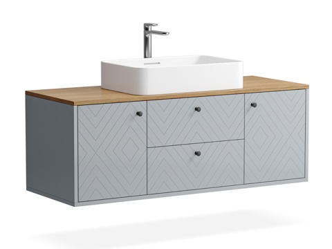  OMTHE-IDEA壁挂式浴室柜WPR1943d模型 