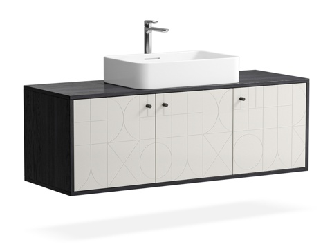  OM THE-IDEA 壁挂式浴室柜 WPR 2003d模型 