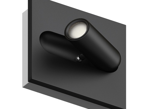  嵌入式壁灯 Evi 黑色 08073.19 om3d模型 