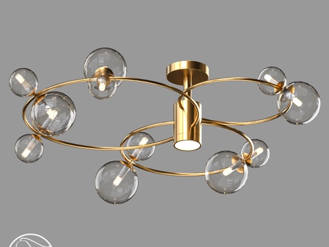  LampsShop.ru PL3218 罗蒙迪吊灯3d模型 