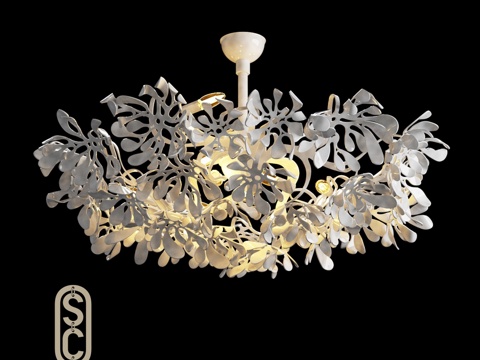  千花奇艺灯3d模型 