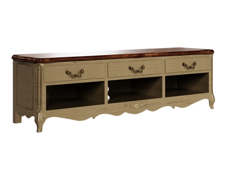  经典风格大号OM电视柜3d模型 