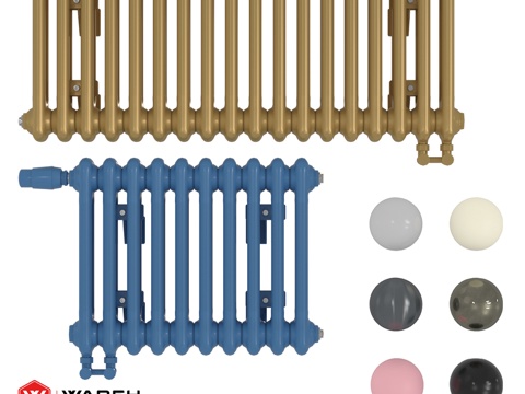  WABEH ST 2037 管状散热器3d模型 