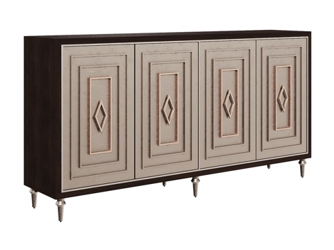  OM设计师四门抽屉柜3d模型 