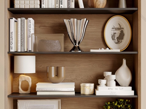  现代装饰摆件3d模型 