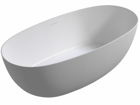  人造石浴缸 ABBER Stein AS96243d模型 