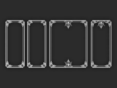  迪卡特画框-403d模型 