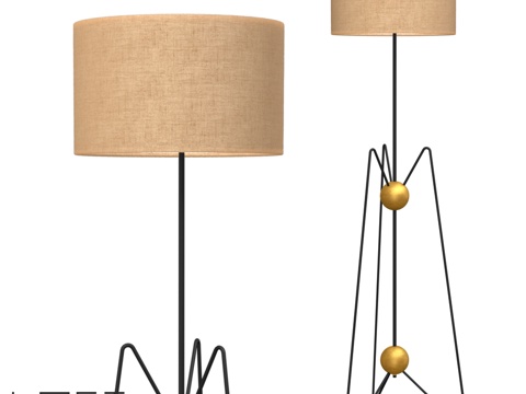  落地灯 LoftDesigne 10454 型号3d模型 