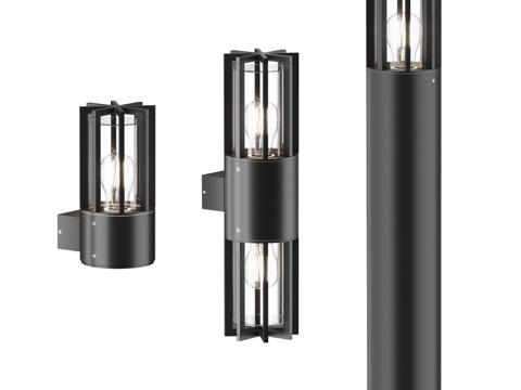  街灯 Barrel3d模型 