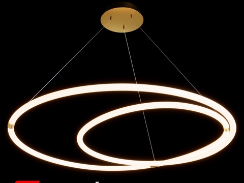  DELORES时尚灯具3d模型 