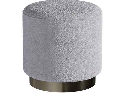  OM Pouf Modo White from HPDECO3d模型 