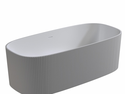  人造石浴缸 ABBER Stein AS96013d模型 