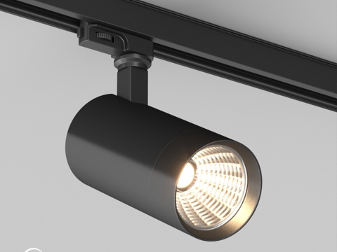  OM灯具LGD-CALIPSO-4TR-R85及带安装座的反3d模型 