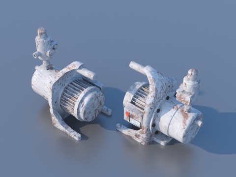  电机 马达3d模型 