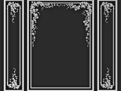  迪卡特框架-383d模型 