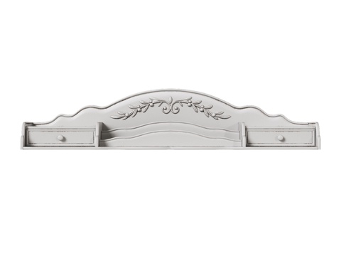  经典风格OM台式书桌3d模型 