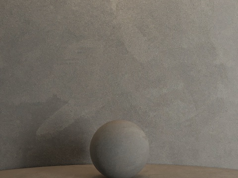  珍珠膏基装饰性涂层涂料3d模型 