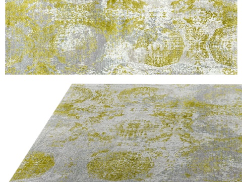  地毯“西好莱坞”PJ23554-灰橄榄色 Art d3d模型 