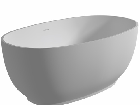  人造石浴缸 ABBER Stein AS96413d模型 