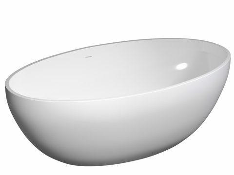  亚克力浴缸 ABBER AB92493d模型 